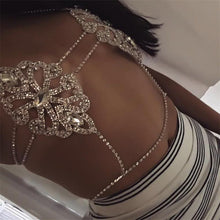 Load image into Gallery viewer, Diamante Bralette - PRE-ORDER Silver or Gold - Enviable Body Collection
