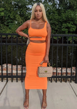 Load image into Gallery viewer, Orange Two Piece Set - Enviable Body Collection
